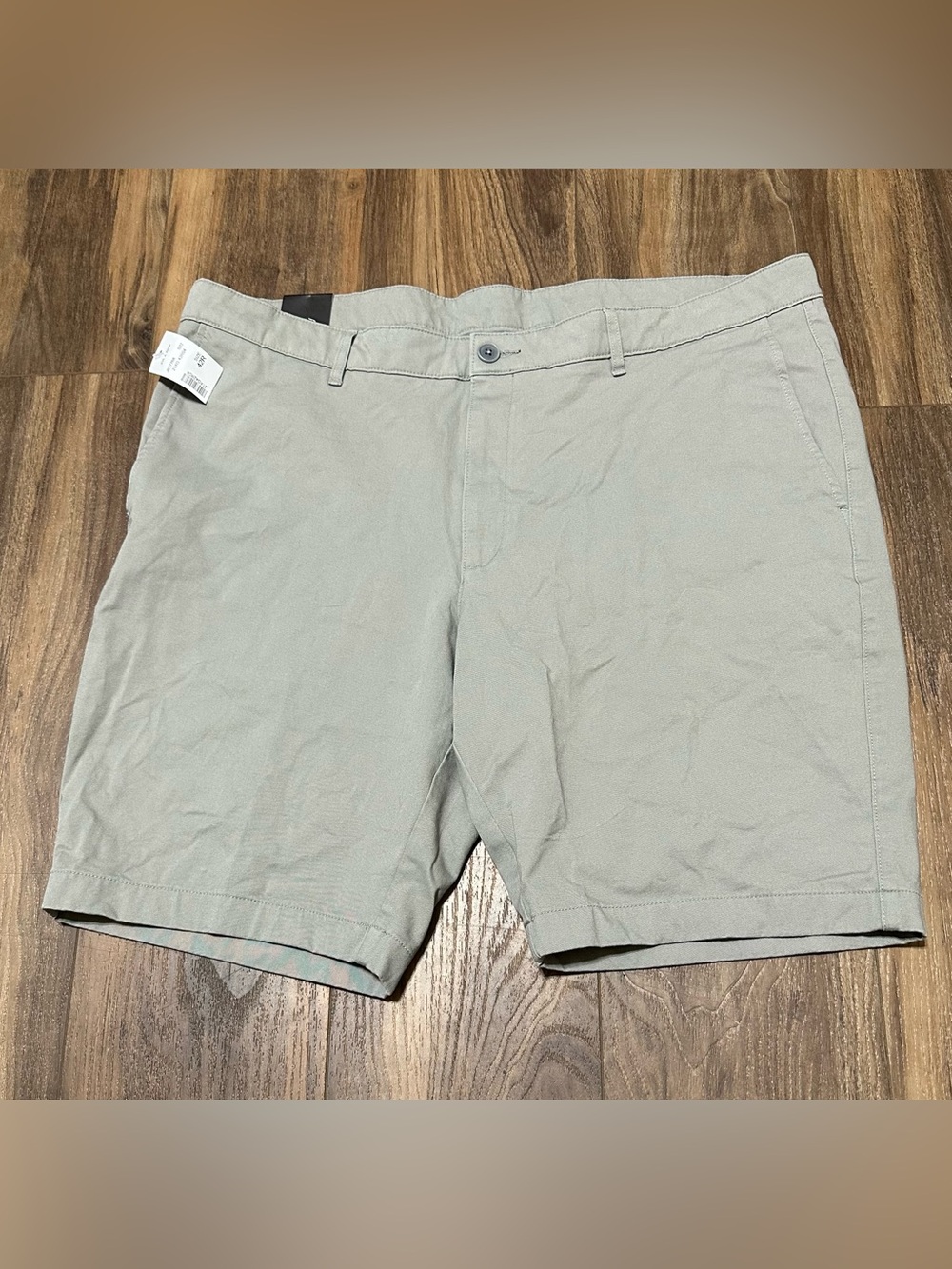 New Jos A Bank Traveler Tailored For Shorts Stretch 42 NWT 9 Inch Gray NWT Flat